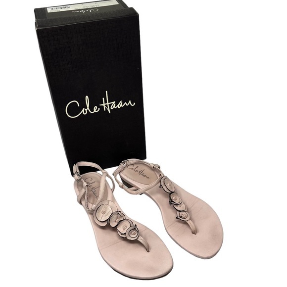 COLE HAAN PINK SANDALS - Picture 1 of 8